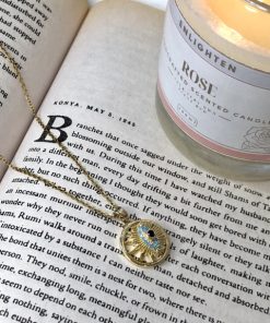 Stainless steel rotating necklace