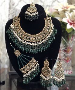 Nauratan bridal set green