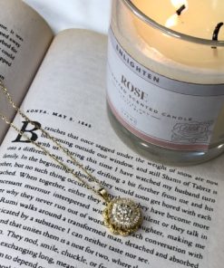 Stainless steel rotating necklace