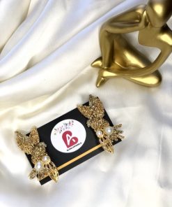 Bird earrings champagne