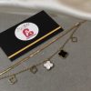Clover anklet golden