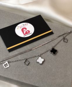 Clover anklet silver