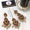 Nauratan earrings and bindya