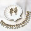 Kundan necklace pearl