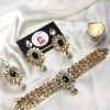 Kundan Choker Set green