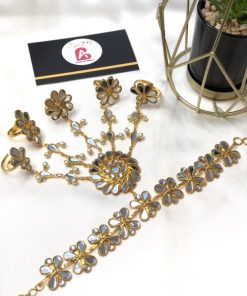 Golden panjangla thappa kundan