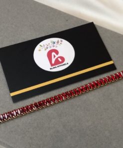Zircone red bracelet