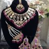 Mirror bridal set ruby