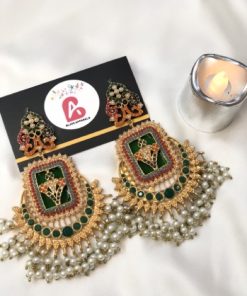Nauratan earrings green