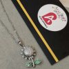Stainless-Steel Flower Pendant