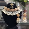 Nauratan choker Set (Pearl)