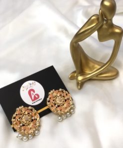 Nauratan studs (Peach)