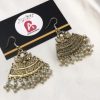 Afghani Mor Earings (Pearl)