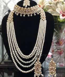 Pearl Mala and Choker Set