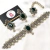 Embellished Choker set (Green)