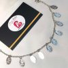 Rose silver anklets