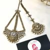 Antique jhumka and bindya
