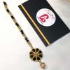 Kundan bindya black