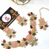Tehniyat Kundan and Nauratan Set Pink