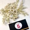 Flower jura clip golden