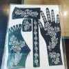 Hand and feet mehndi stickers