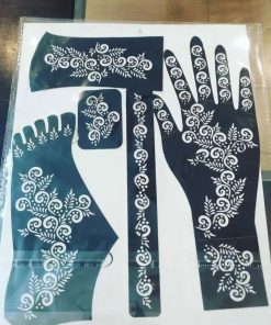 Hand and feet mehndi stickers