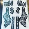 Hands mehndi stickers