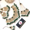 Premium quality green bridal set