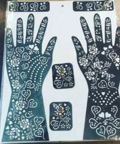 Hands mehndi stickers