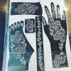 Hand and feet mehndi stickers