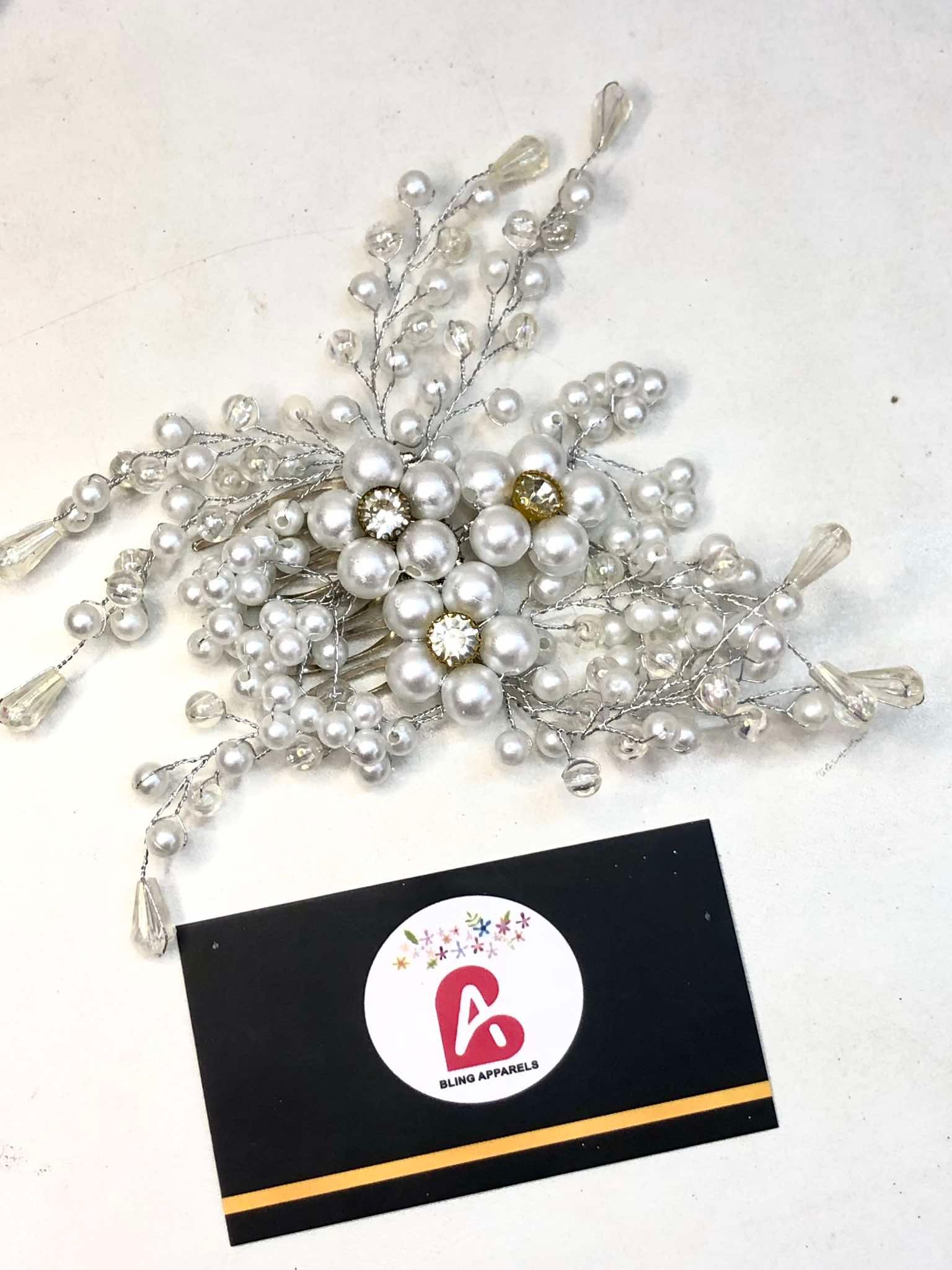 Flower jura clip silver