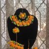 Yellow flower set with angla