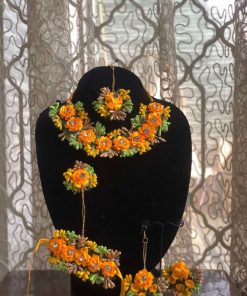 Yellow flower set with angla