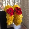 Yellow and red rose gajray