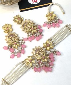 Rameen choker set pink