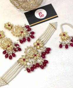 Rameen choker set ruby