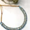 Minimal necklace blue