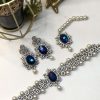 Embellished set blue