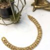 Minimal necklace champagne