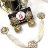 Kundan earrings and necklace