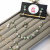 Zircone minimal set golden and mint