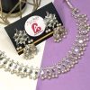 Kundan silver set