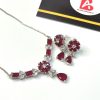 Zircone necklace and earrings