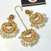 Nauratan earrings and bindya