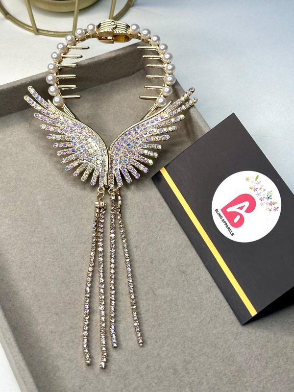 Embellished hair clip