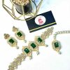 Embellished set green