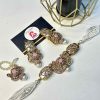 Turkish choker set pink