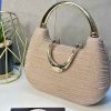 Golden trendy clutch