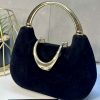 black trendy clutch