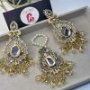 earrings and bindya champagne